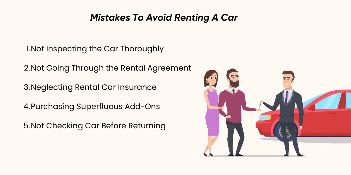 5 mistakes to avoid renting a car